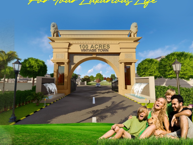 Luxury gate entrance at Vintage Town