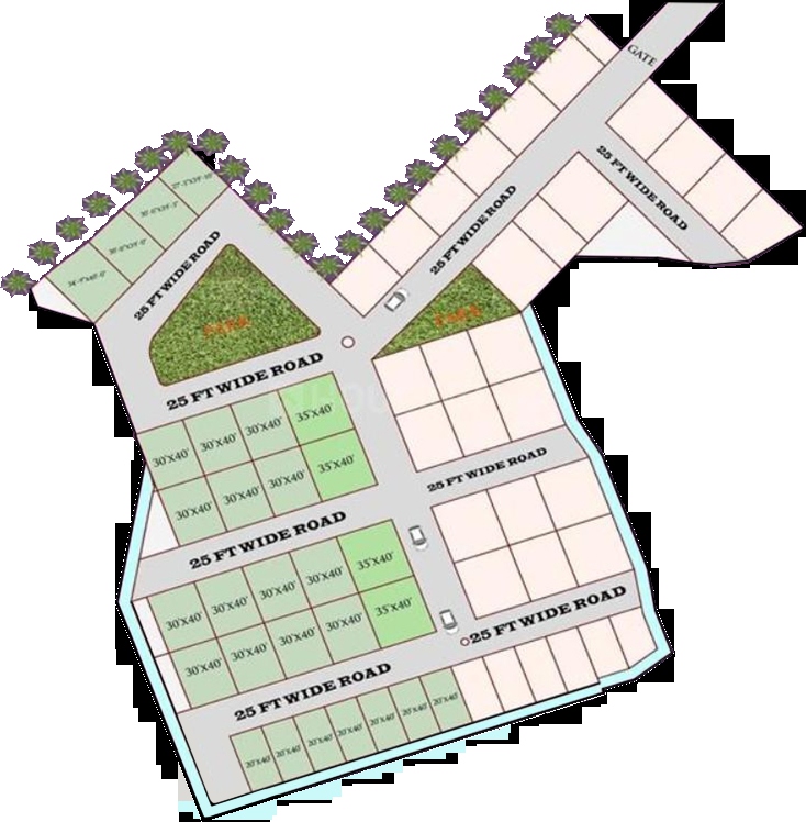 Presidency Homes 2D layout plan