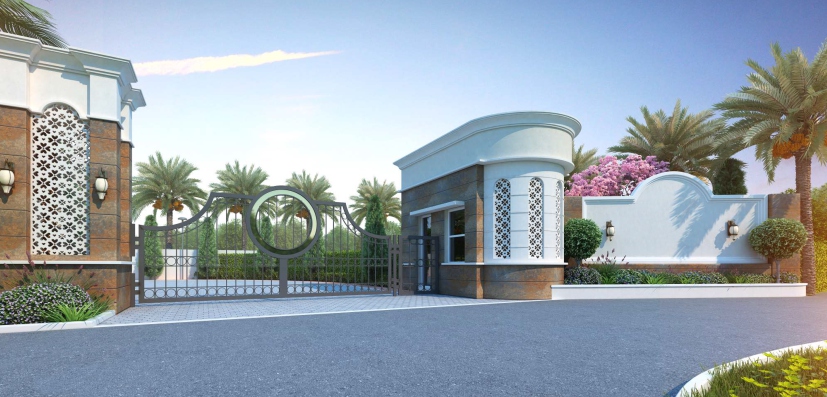 Presidency Homes — Society entrance gate
